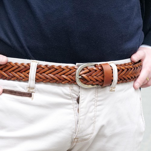 Homme ceinture tressée - à, la